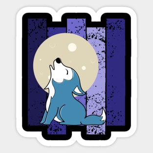 Cute Baby Wolf Sticker